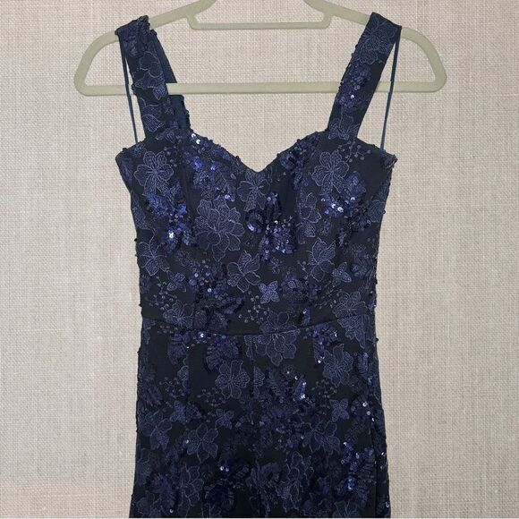 Dress The Population Anabel Sequin Embroidered Gown - Picture 3 of 9